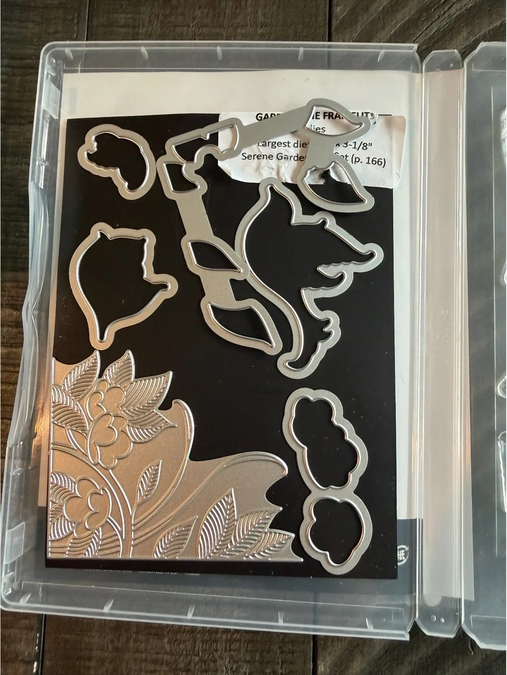 Stampin’ Up Serene Garden stamp set with die cuts